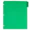 JAM Paper 9.75" x 11.5" 5-Tab Plastic Index Tab Dividers with Double Pockets, 2 Pack